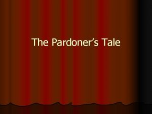 The Pardoners Tale Homework p 167 Literary Elements