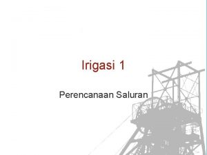 Tinggi jagaan saluran irigasi