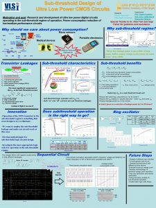 Subthreshold Design of Ultra Low Power CMOS Circuits