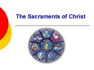 Who instituted the sacraments