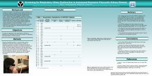 Screening for Respiratory Ciliary Dysfunction in Autosomal Recessive