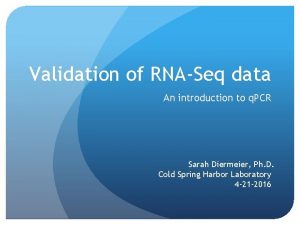 Scrnaseq validation