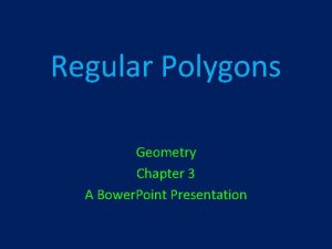 Measure of each exterior angle of a regular polygon Measure of each exterior angle of a regular polygon