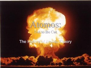 Democritus atomos