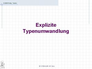 2004 Pohlig Taulien Explizite Typenumwandlung GK Informatik mit