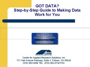 GOT DATA StepbyStep Guide to Making Data Work