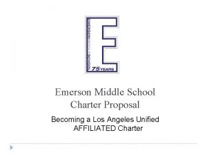 Emerson middle school los angeles