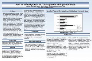 Dorsogluteal vs ventrogluteal injection sites