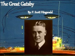 Great gatsby one pager