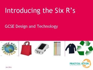 The six rs
