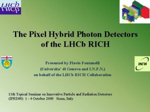 The Pixel Hybrid Photon Detectors of the LHCb