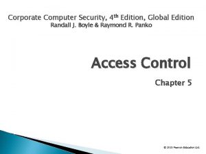 Corporate computer security