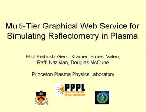 MultiTier Graphical Web Service for Simulating Reflectometry in