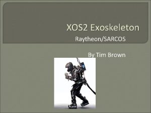 Raytheon exoskeleton