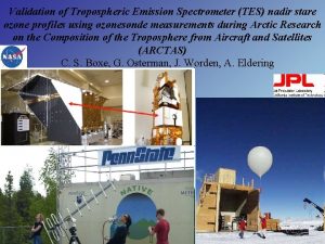 Validation of Tropospheric Emission Spectrometer TES nadir stare