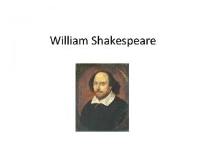 Shakespeare biography timeline