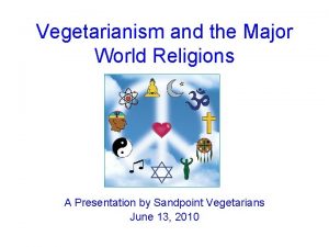 Vegetarianism presentation