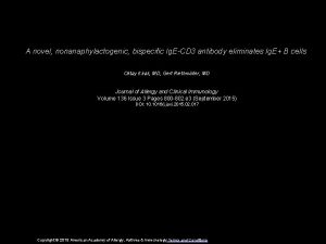 A novel nonanaphylactogenic bispecific Ig ECD 3 antibody