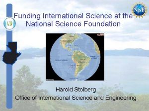 International science foundation