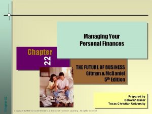 Managing your personal finances textbook answers