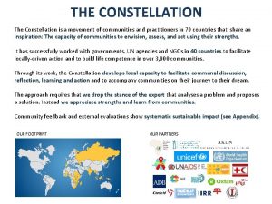 THE CONSTELLATION The Constellation is a movement of