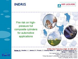 Fire risk on highpressure full composite cylinders for