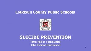 Loudoun county suicide