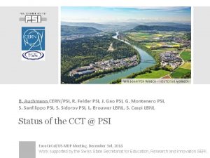 WIR SCHAFFEN WISSEN HEUTE FR MORGEN B Auchmann WIR SCHAFFEN WISSEN HEUTE FR MORGEN B Auchmann