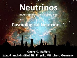 Crab Nebula Neutrinos in Astrophysics and Cosmology Cosmological
