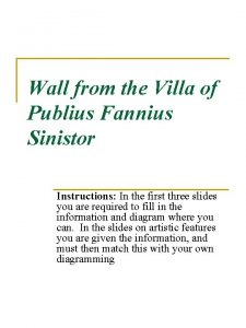 Wall from the Villa of Publius Fannius Sinistor
