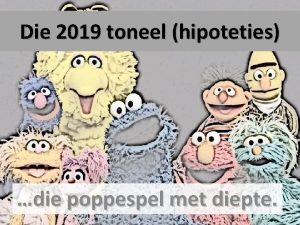 Die 2019 toneel hipoteties die poppespel met diepte