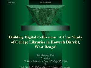 1022020 NACLIN 2010 Building Digital Collections A Case