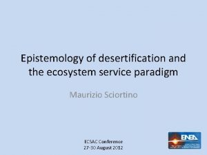 Desertification conclusion