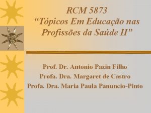 RCM 5873 Tpicos Em Educao nas Profisses da