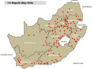 115 Reports May 2018 Internal parasites Roundworms May