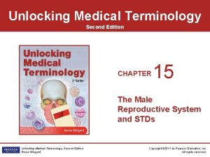 Medical terminology chapter 15