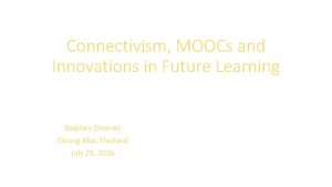 Future learning mooc