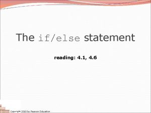 The ifelse statement reading 4 1 4 6