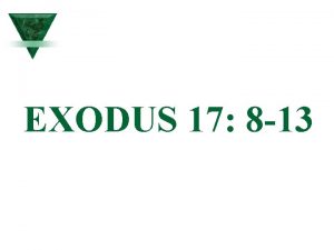 Exodus 17 8-13