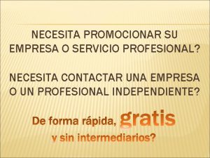 Como promocionar un servicio profesional