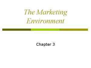 Natural environment in marketing