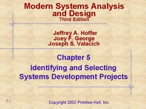 Modern Systems Analysis and Design Third Edition Jeffrey