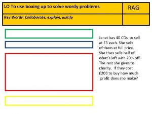 Boxing up instructions