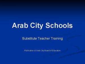 Arab city schools