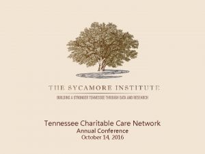 Tennessee charitable care network