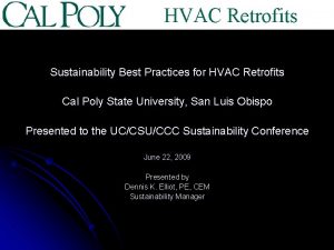 HVAC Retrofits Sustainability Best Practices for HVAC Retrofits
