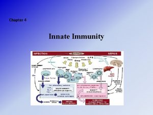 Chapter 4 Innate Immunity Innate immunity is the