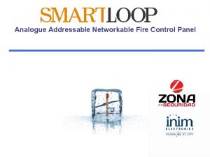 Analogue Addressable Networkable Fire Control Panel Main Features