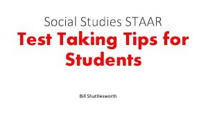 Social studies staar test