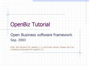 Biz-tutorial